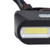 LED Headlamp USB Rechargeable Mini Adjustable Head Flashlight for Camping Hiking Outdoor