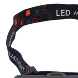 LED Headlamp USB Rechargeable Mini Adjustable Head Flashlight for Camping Hiking Outdoor