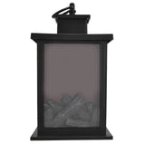 Fireplace Lantern LED Portable Hanging Handle Simulation Decoration Survival Kit Warm Light