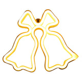 Christmas Neon Light Bell Shape LED Neon Signs for Birthday Party Christmas Decoration Home DecorationWarm White Light