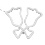 Christmas Neon Light Bell Shape LED Neon Signs for Birthday Party Christmas Decoration Home DecorationWarm White Light