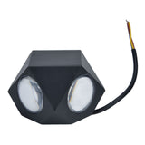 LED Wall Light 12W Aluminum Wall Lamp Corridor Decorative Wall Lamp for Living Room Hotel AC85‑265V - Front View