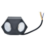 LED Wall Light 12W Aluminum Wall Lamp Corridor Decorative Wall Lamp for Living Room Hotel AC85‑265V - Top-Down View