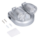 Adjustable Sensor Light Double Head Infrared Induction Motion Sensor Lamp LED Night Light - Front View