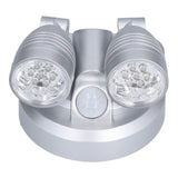 Adjustable Sensor Light Double Head Infrared Induction Motion Sensor Lamp LED Night Light - Close-Up Angle