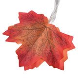 Maple Leaves String Lights LED Fall Lighted Garland Thanksgiving Decorations 9.8ft Warm Light