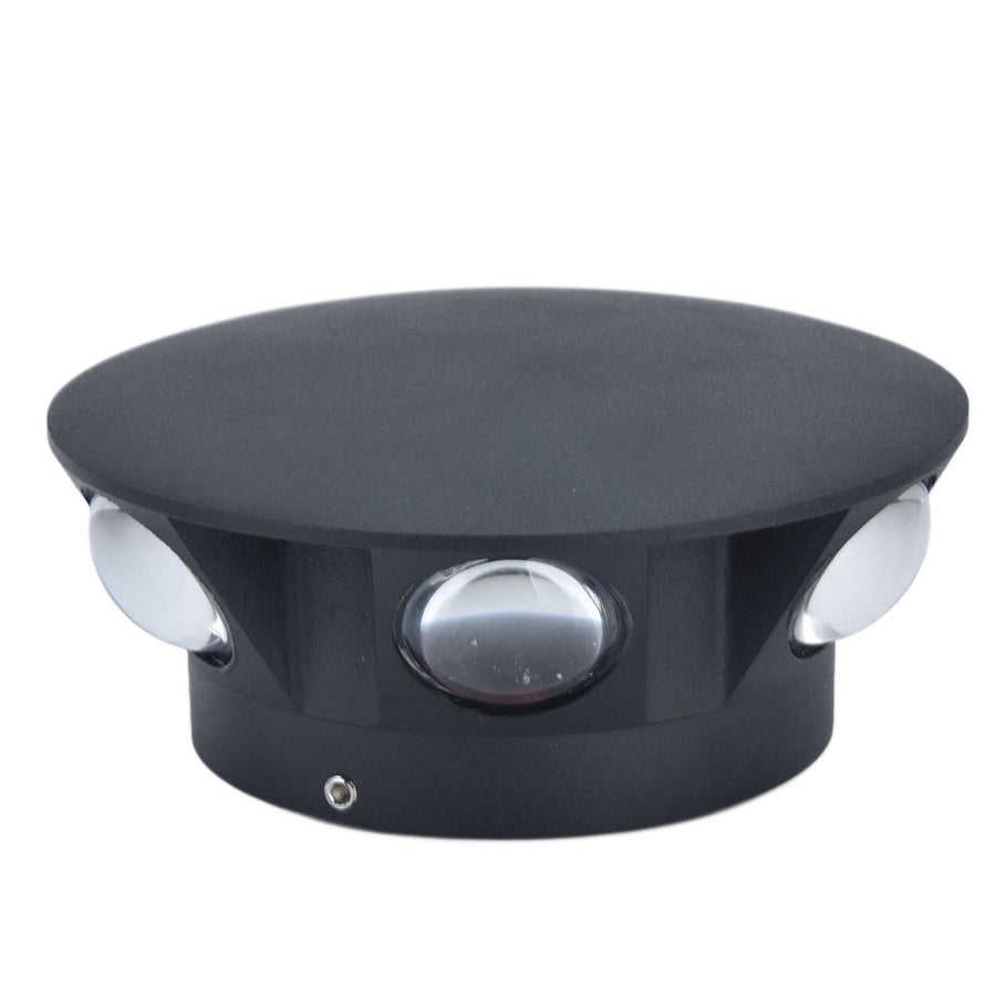 LED Wall Light Mini Mushroom Interior Aluminum 6 Sided Luminous Decorative Wall Lamp for Home Hotel Halls