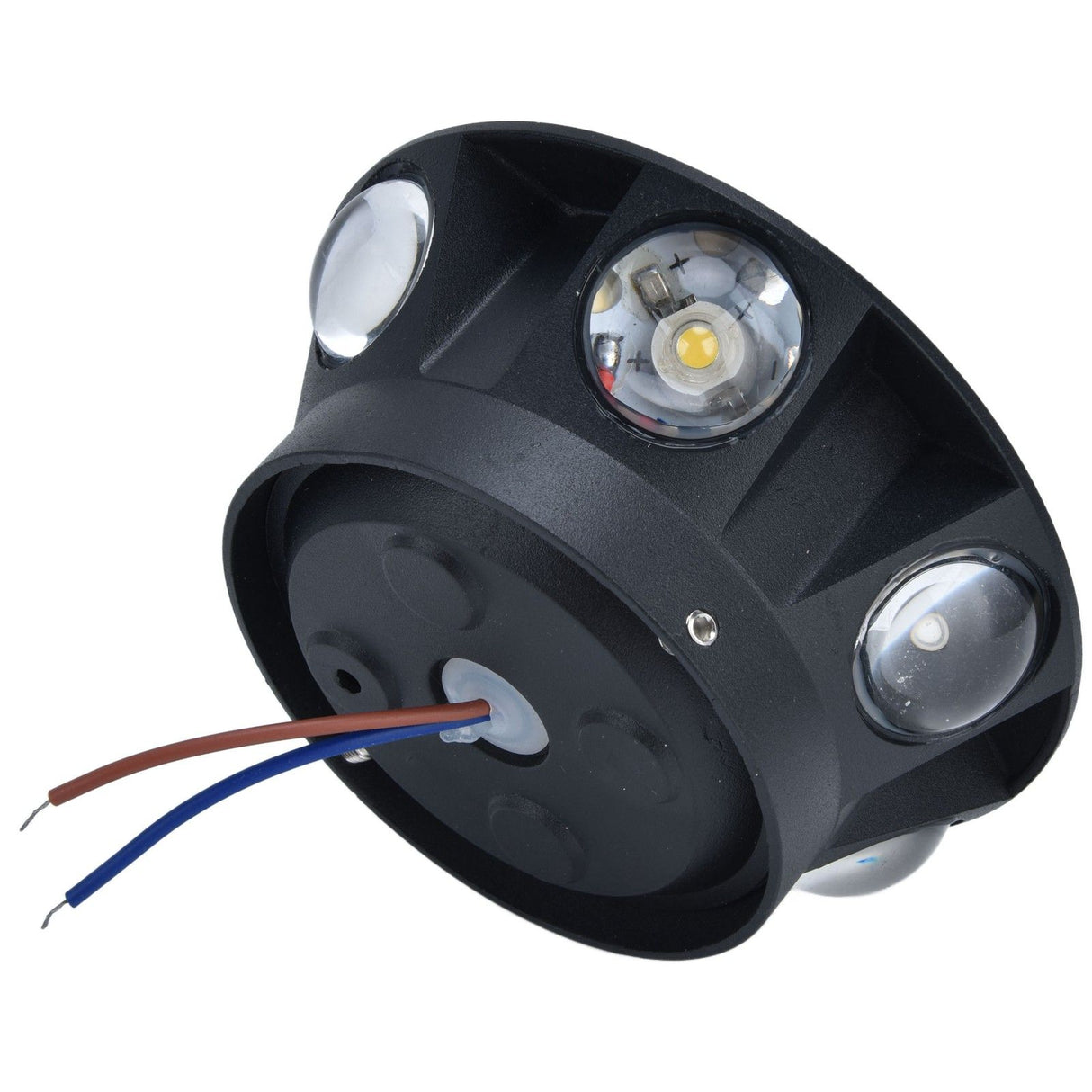 LED Wall Light Mini Mushroom Interior Aluminum 6 Sided Luminous Decorative Wall Lamp for Home Hotel Halls