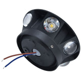 LED Wall Light Mini Mushroom Interior Aluminum 6 Sided Luminous Decorative Wall Lamp for Home Hotel Halls