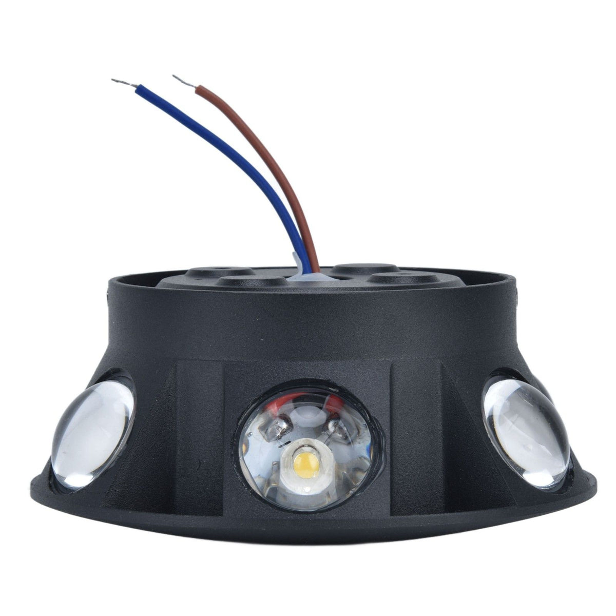 LED Wall Light Mini Mushroom Interior Aluminum 6 Sided Luminous Decorative Wall Lamp for Home Hotel Halls