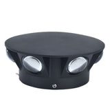 LED Wall Light Mini Mushroom Interior Aluminum 6 Sided Luminous Decorative Wall Lamp for Home Hotel Halls