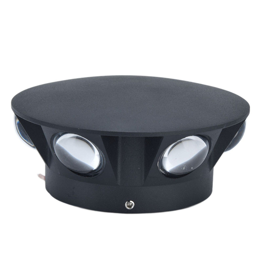 LED Wall Light Mini Mushroom Interior Aluminum 6 Sided Luminous Decorative Wall Lamp for Home Hotel Halls