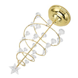 Christmas Tree Crystal Table Light LED Christmas Tree Table Lamp for Bedroom Bathroom Stair Warm Gold