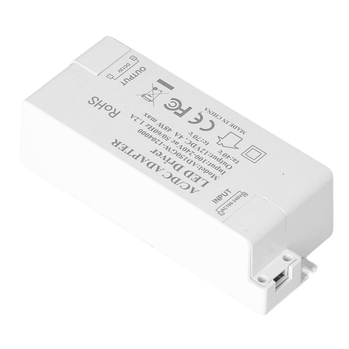 LED Driver DC12V 4A 48W LED Transformer Lamp Power Supply Transformer for Home AC100‑240V