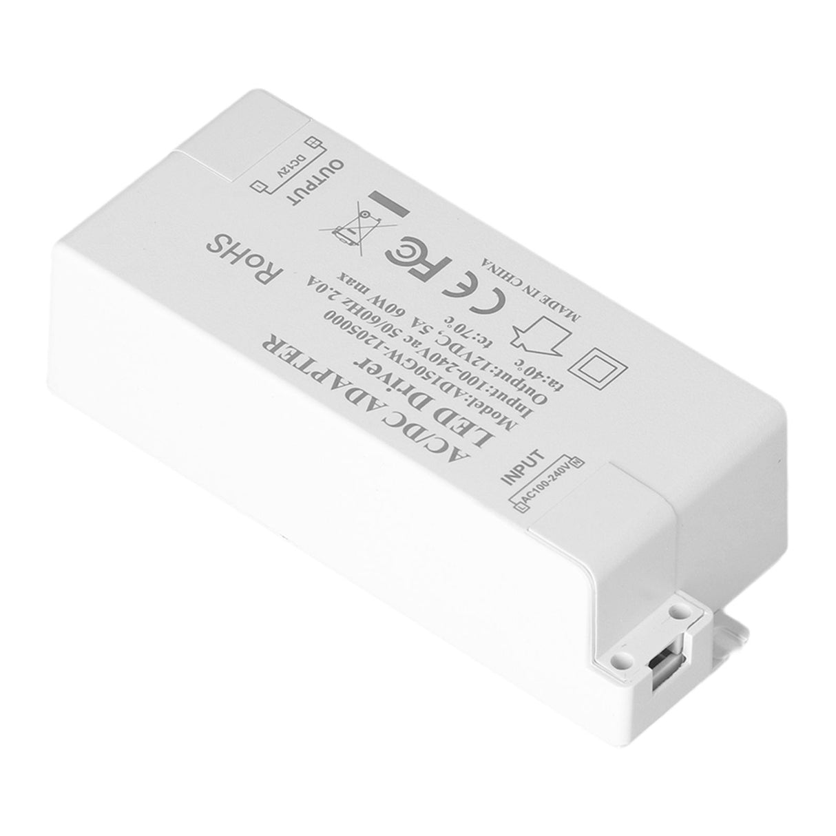 60W LED Driver Transformer Input AC100‑240V Output DC12V 5A DIY Lamp Drive Power Supply Accessory