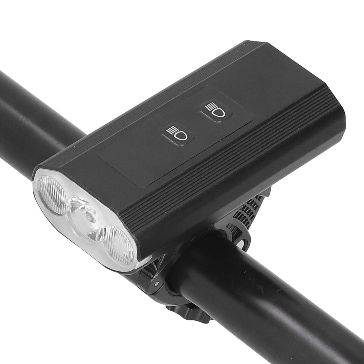 3LED Bike Light Adjustable Waterproof Bicycle Headlight with Battery Display USB Charging for Road Mountain