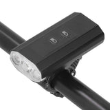 3LED Bike Light Adjustable Waterproof Bicycle Headlight with Battery Display USB Charging for Road Mountain