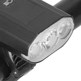 3LED Bike Light Adjustable Waterproof Bicycle Headlight with Battery Display USB Charging for Road Mountain