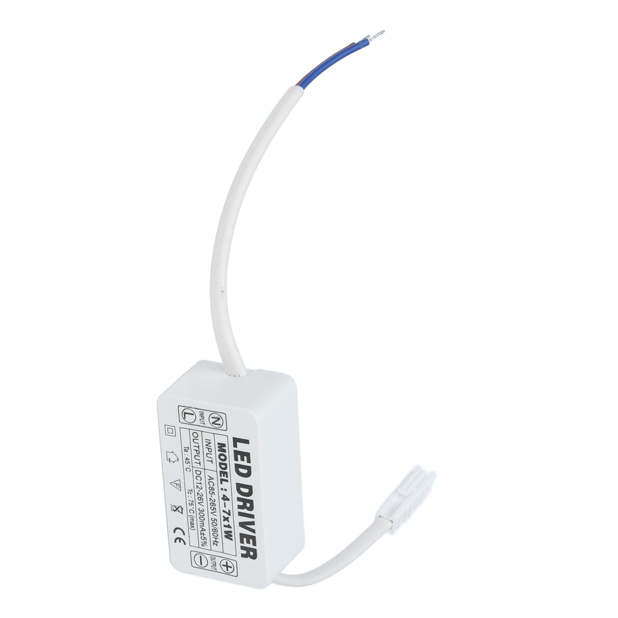 4‑7X1W LED Driver Constant Current 300mA Input AC85‑265V Output DC12‑26V Power Supply Transformer