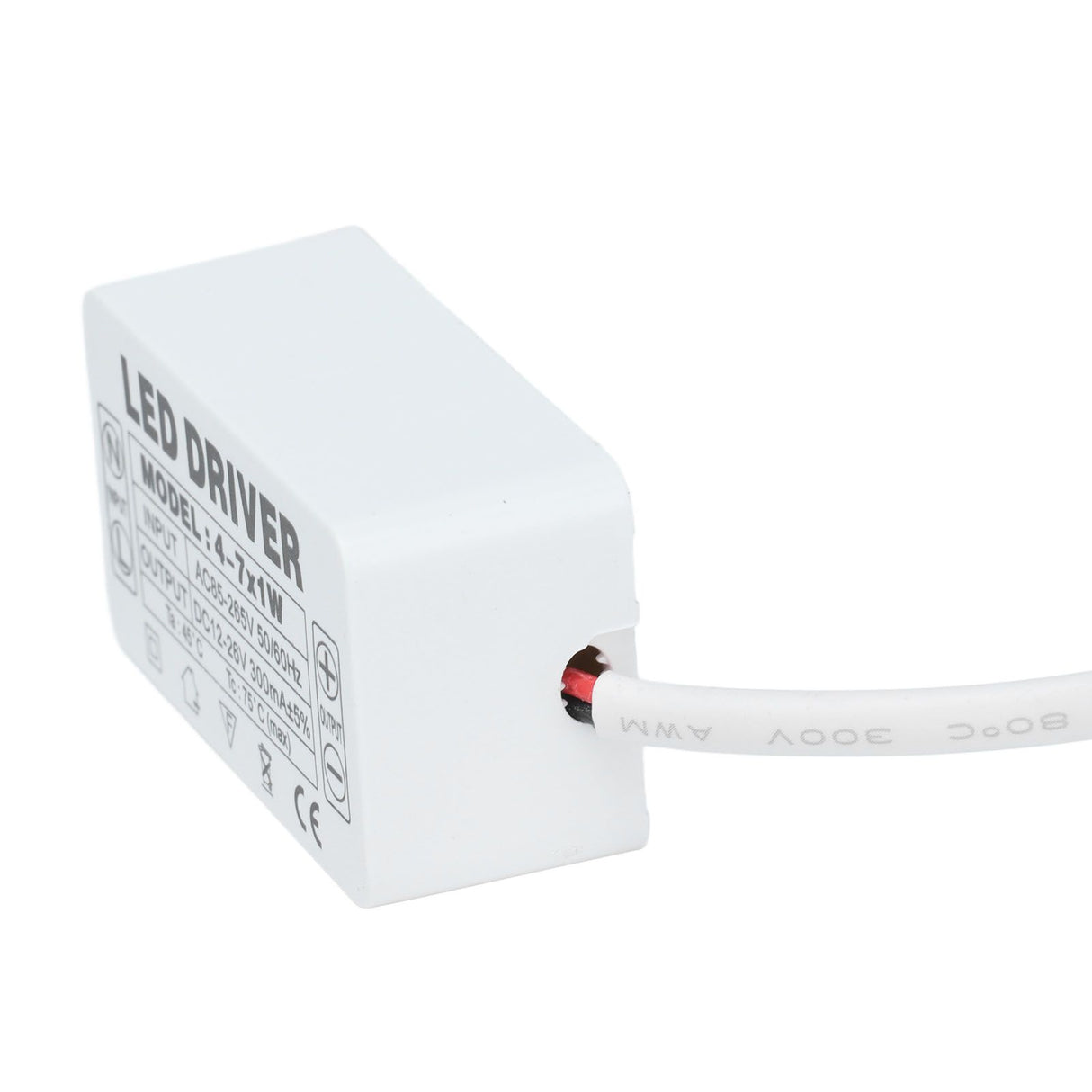 4‑7X1W LED Driver Constant Current 300mA Input AC85‑265V Output DC12‑26V Power Supply Transformer