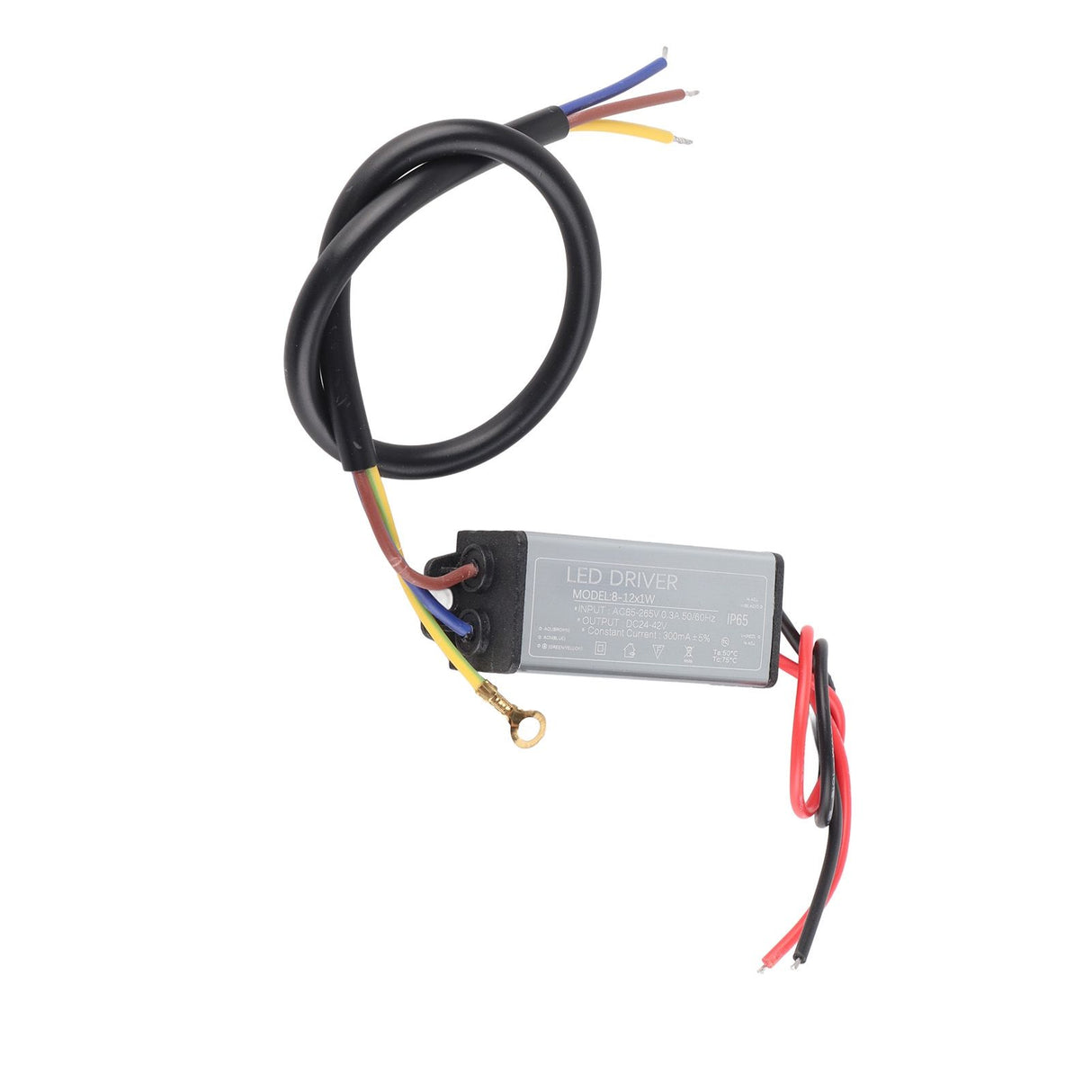 LED Driver 300mA AC95‑265V DC24‑42V Lamp Power Transformer IP65 Waterproof for G4 MR11 MR16 Lights