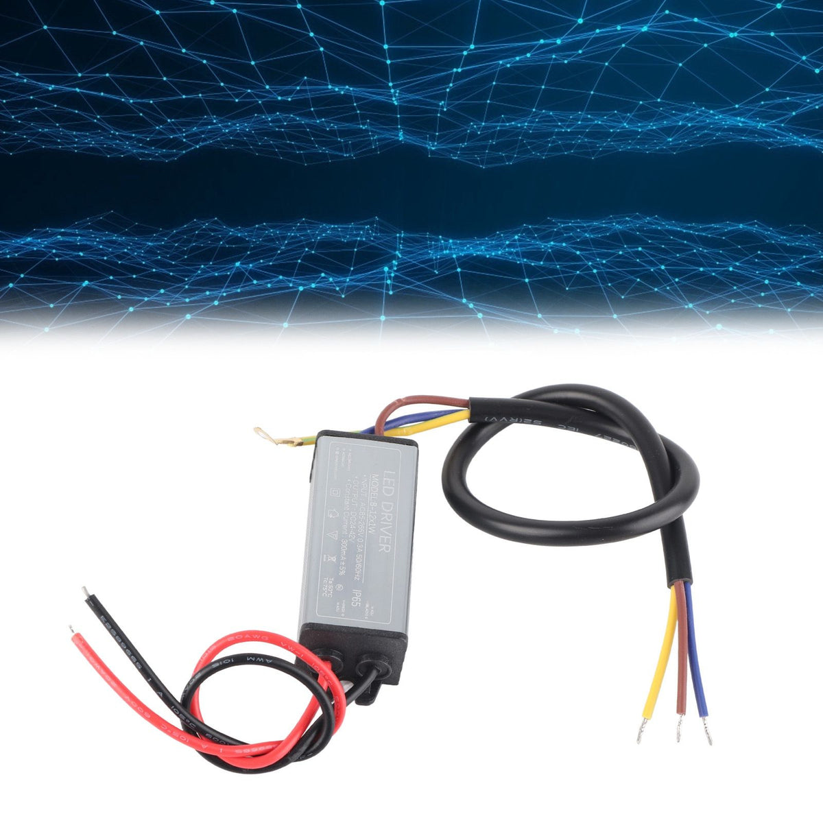LED Driver 300mA AC95‑265V DC24‑42V Lamp Power Transformer IP65 Waterproof for G4 MR11 MR16 Lights
