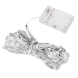 Ribbon String Lights 40LED Decorative Light Strings for Festival Holiday Party Decoration Battery Operated - Rear View
