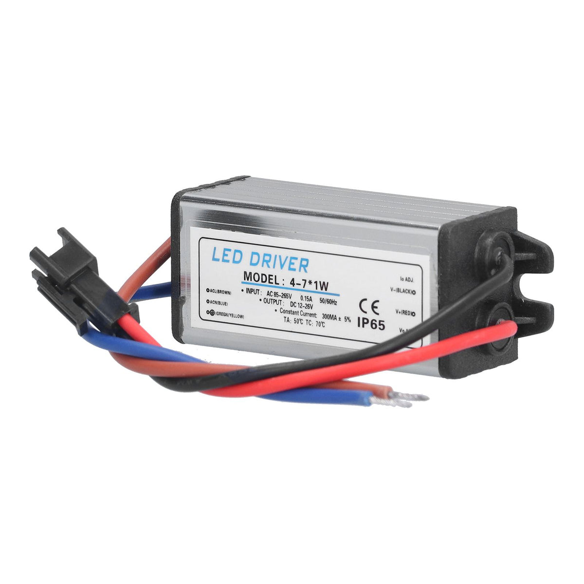 LED Driver IP65 Waterproof Over Temperature Protection Aluminum Housing Constant Current LED Drive