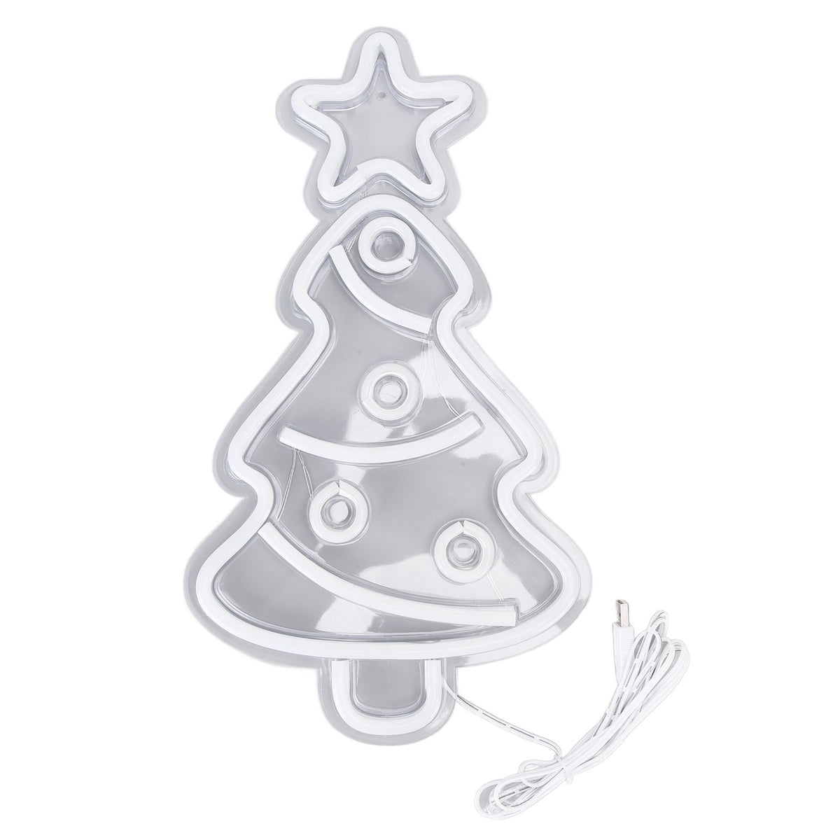 Xmas Tree Neon Light LED Neon Sign Light Wall Decor Art for Kids' Room Birthday Party Decor