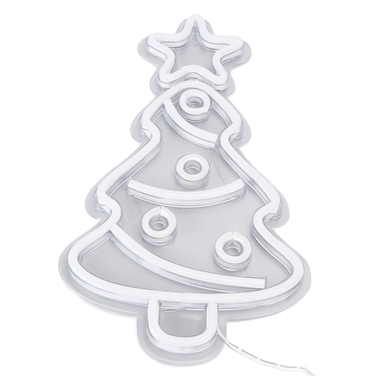 Xmas Tree Neon Light LED Neon Sign Light Wall Decor Art for Kids' Room Birthday Party Decor