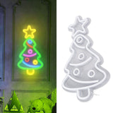 Xmas Tree Neon Light LED Neon Sign Light Wall Decor Art for Kids' Room Birthday Party Decor