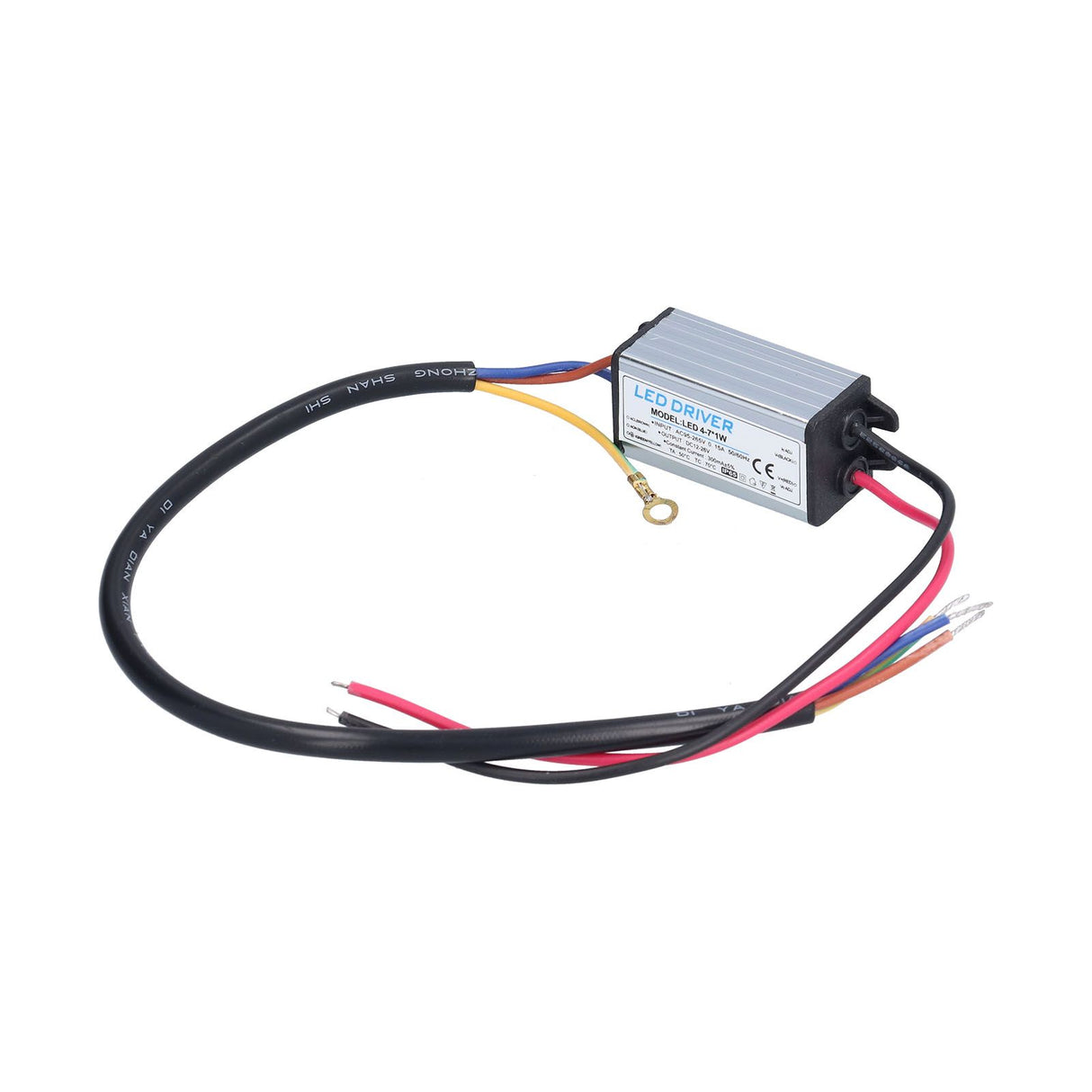 LED Driver AC 95‑265V to DC 12‑26V 300mA Power Supply Lighting Transformer IP65 Protection