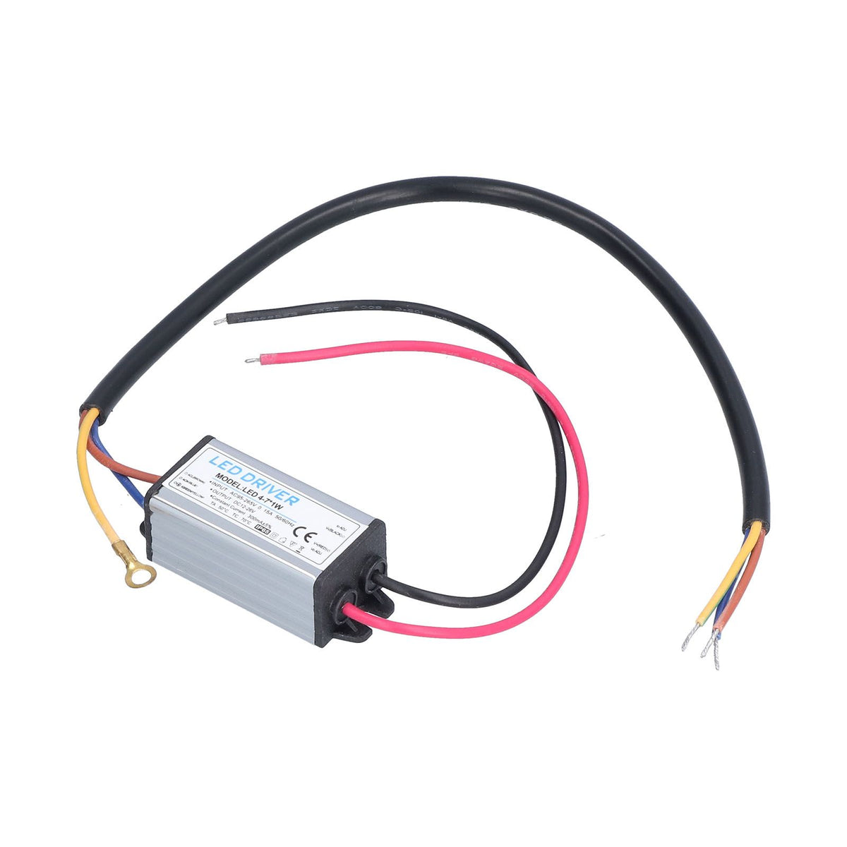 LED Driver AC 95‑265V to DC 12‑26V 300mA Power Supply Lighting Transformer IP65 Protection
