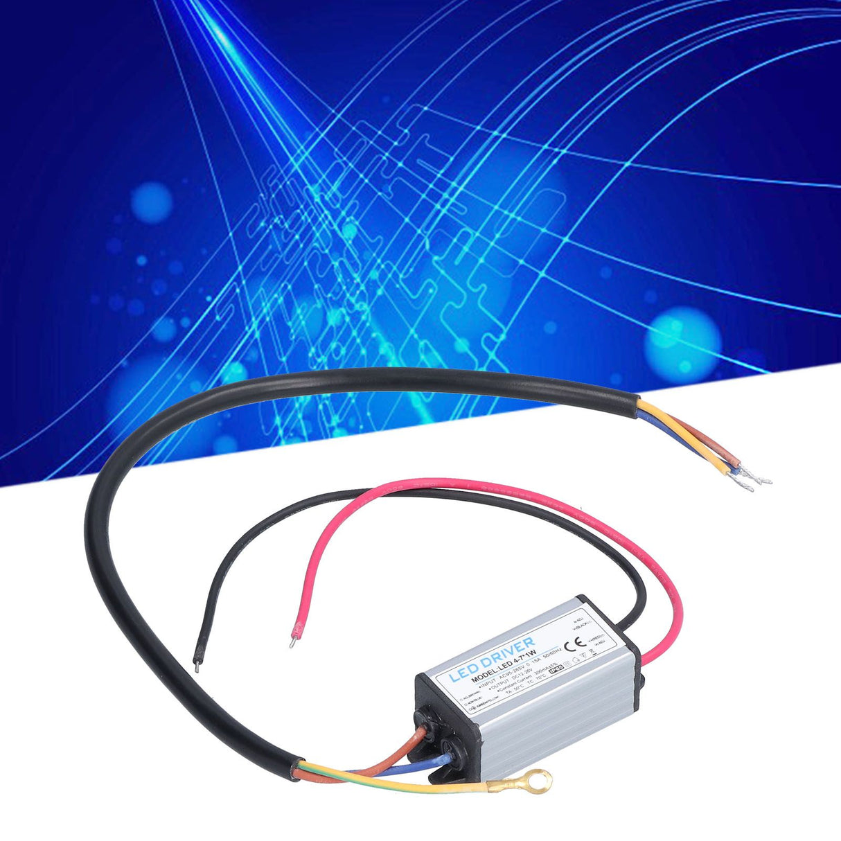 LED Driver AC 95‑265V to DC 12‑26V 300mA Power Supply Lighting Transformer IP65 Protection