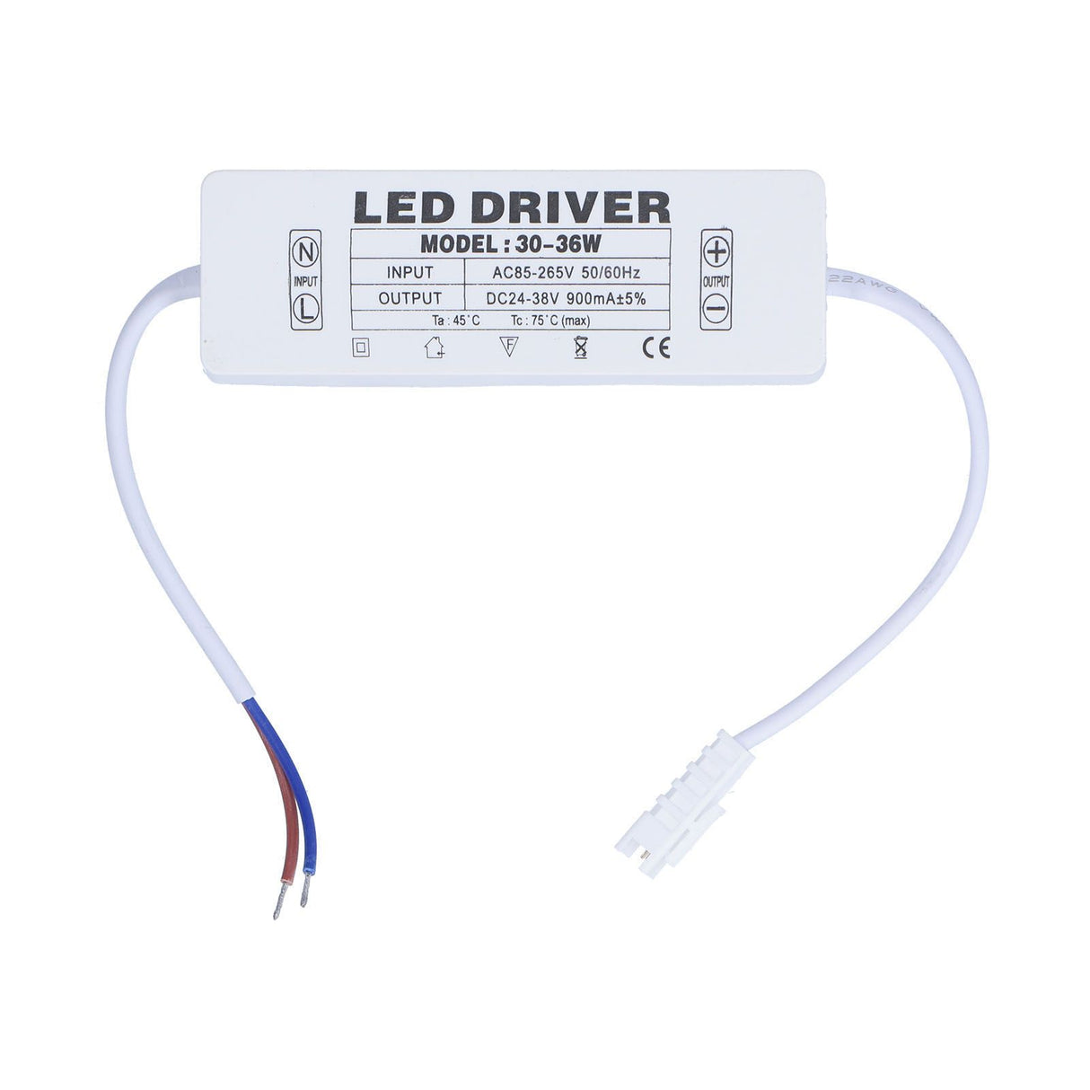 LED Driver Protection Function Good Heat Dissipation Small Size Convenient Use DIY Power Drive Connector for Household