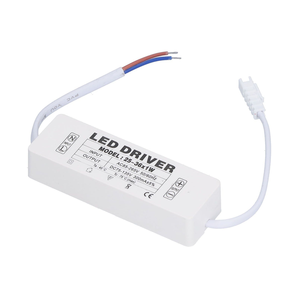LED Driver Protection Function Good Heat Dissipation Small Size Convenient Use DIY Power Drive Connector for Household