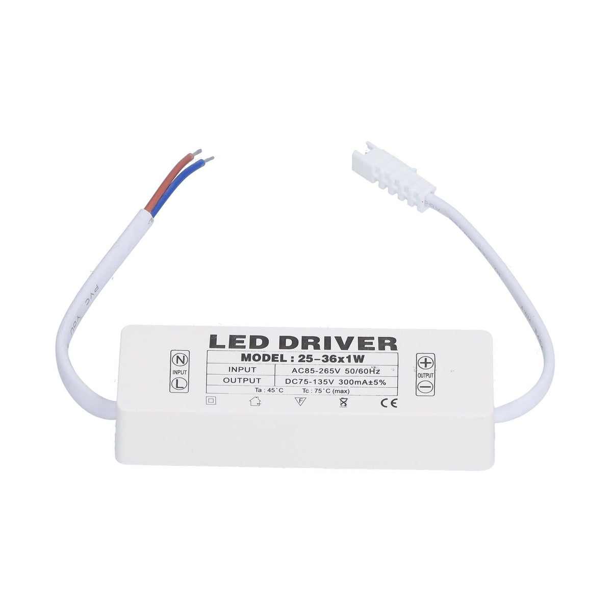 LED Driver Protection Function Good Heat Dissipation Small Size Convenient Use DIY Power Drive Connector for Household