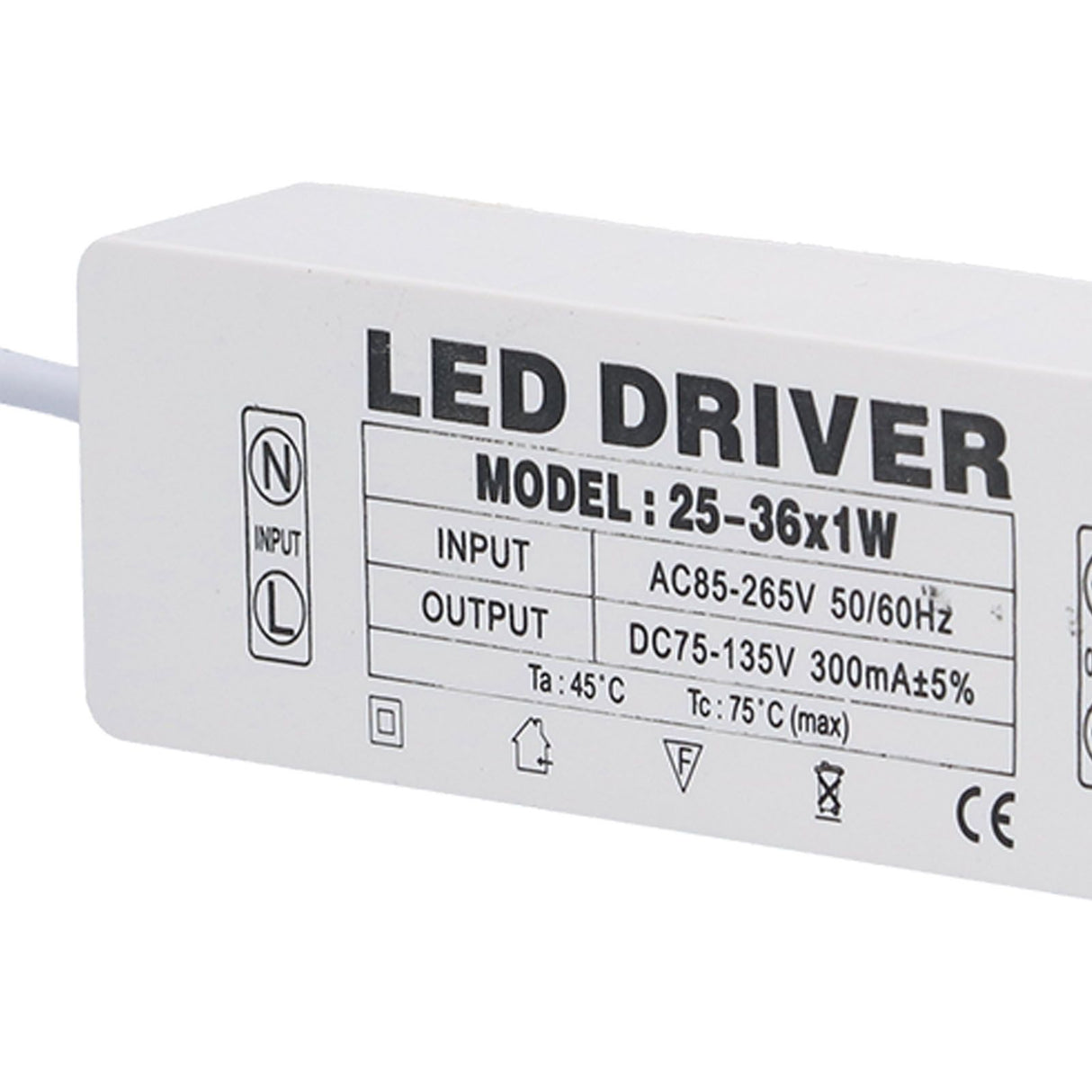 LED Driver Protection Function Good Heat Dissipation Small Size Convenient Use DIY Power Drive Connector for Household