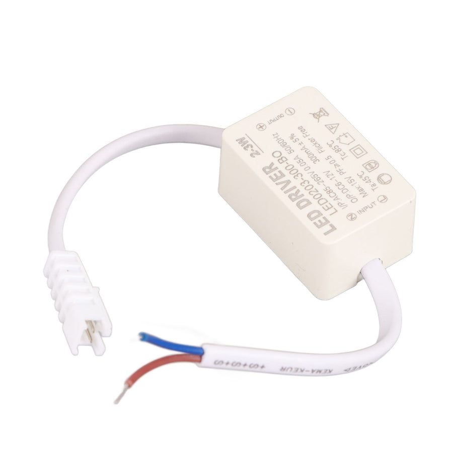 LED Driver Constant Current 300mA High Power AC 85‑265V Output 6‑12V DC Connector for LED Lamp Products