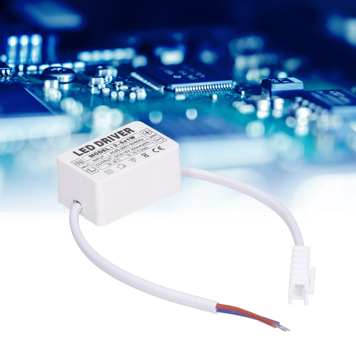 LED Driver 300mA 9‑18VDC Small Size Easy Installation Good Heat Dissipation LED Transformer for Home