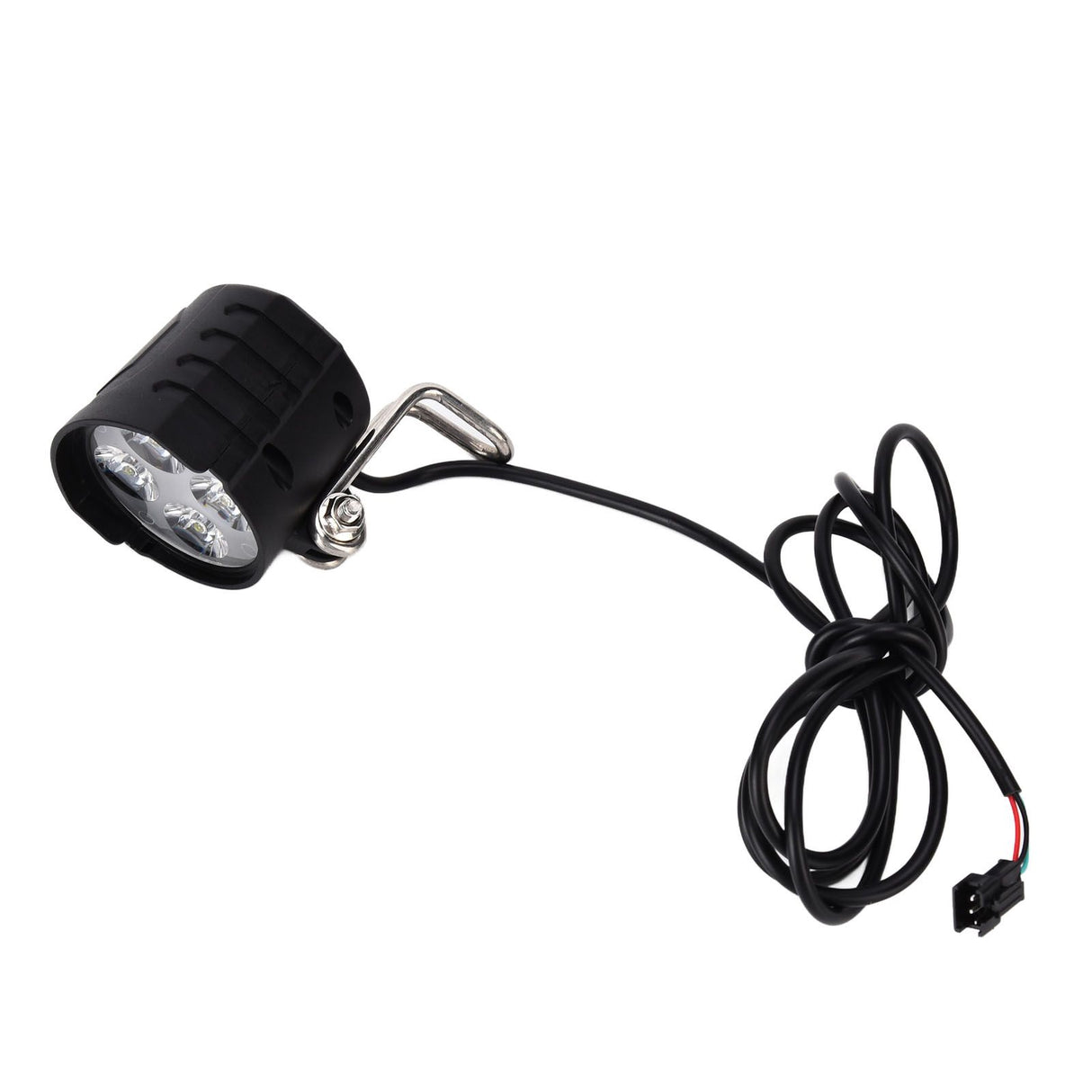 LED Headlights 2 in 1 Motorbike Horn Front Light for Scooter Electric Car Motorcycle 12-80V