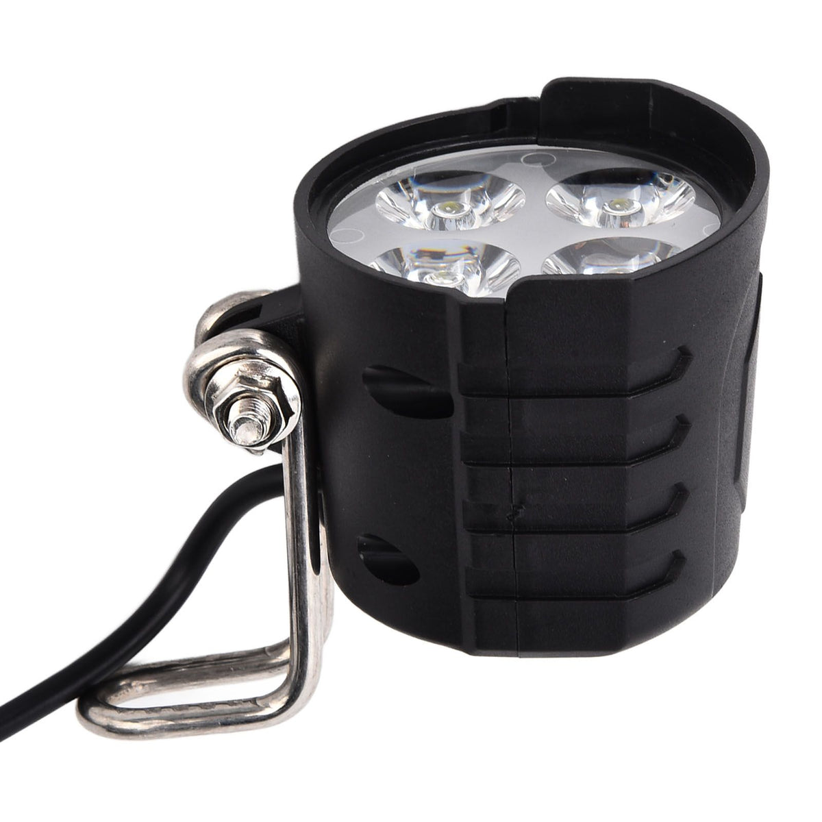 LED Headlights 2 in 1 Motorbike Horn Front Light for Scooter Electric Car Motorcycle 12-80V