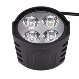 LED Headlights 2 in 1 Motorbike Horn Front Light for Scooter Electric Car Motorcycle 12-80V