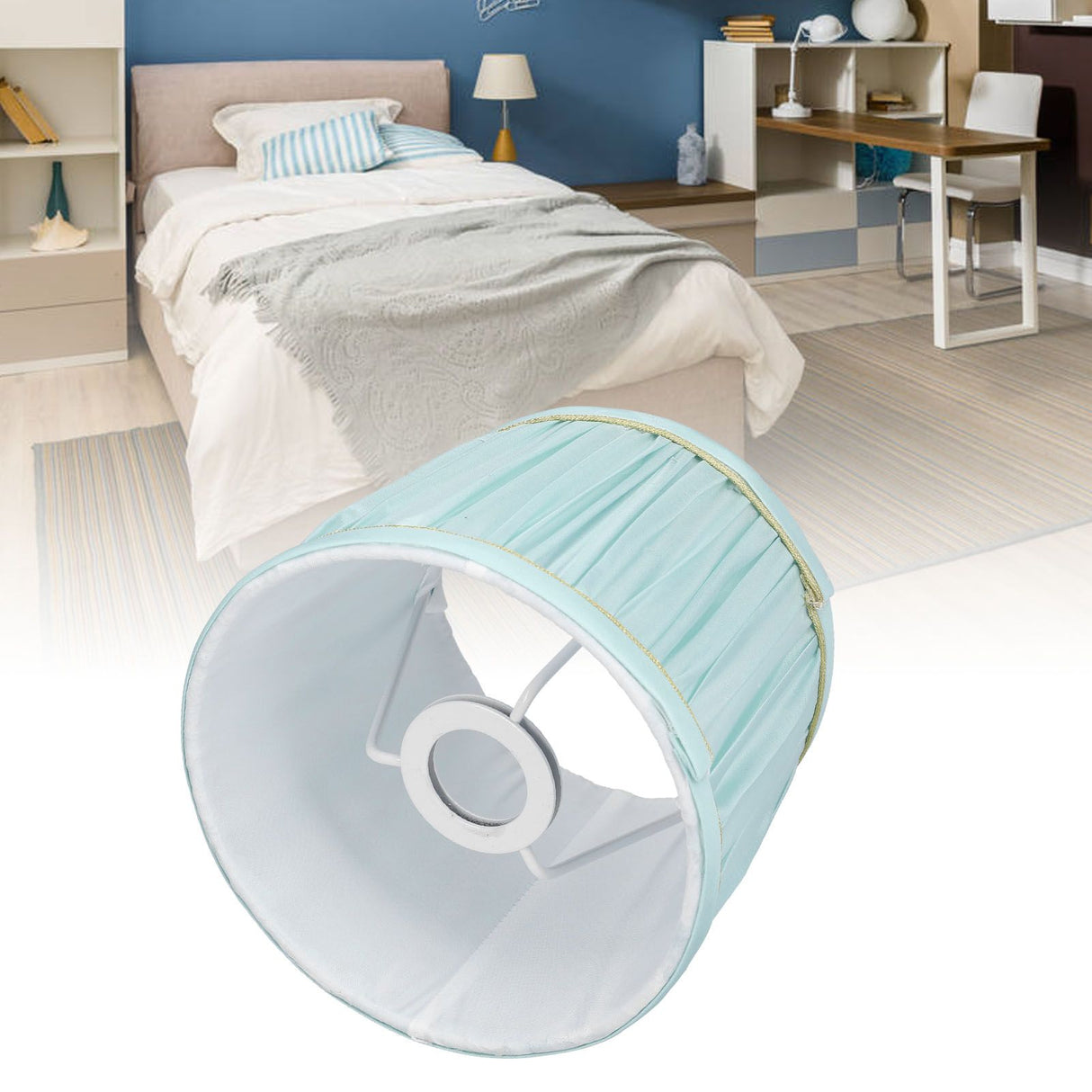 Chandelier Lampshade Fabric Light Cover Wall Lamp Shade for E14 Lamps Home Decoration