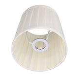 3Pcs Fabric Lampshade 6inx5.5inx4in Safe Exquisite High Light Transmittance Chandelier Lamp Shades - Low Angle