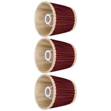 3pcs E14 Fabric Lamp Shade Wine Red Modern Clip On Lampshade for Home Wall Candle Table Lamps