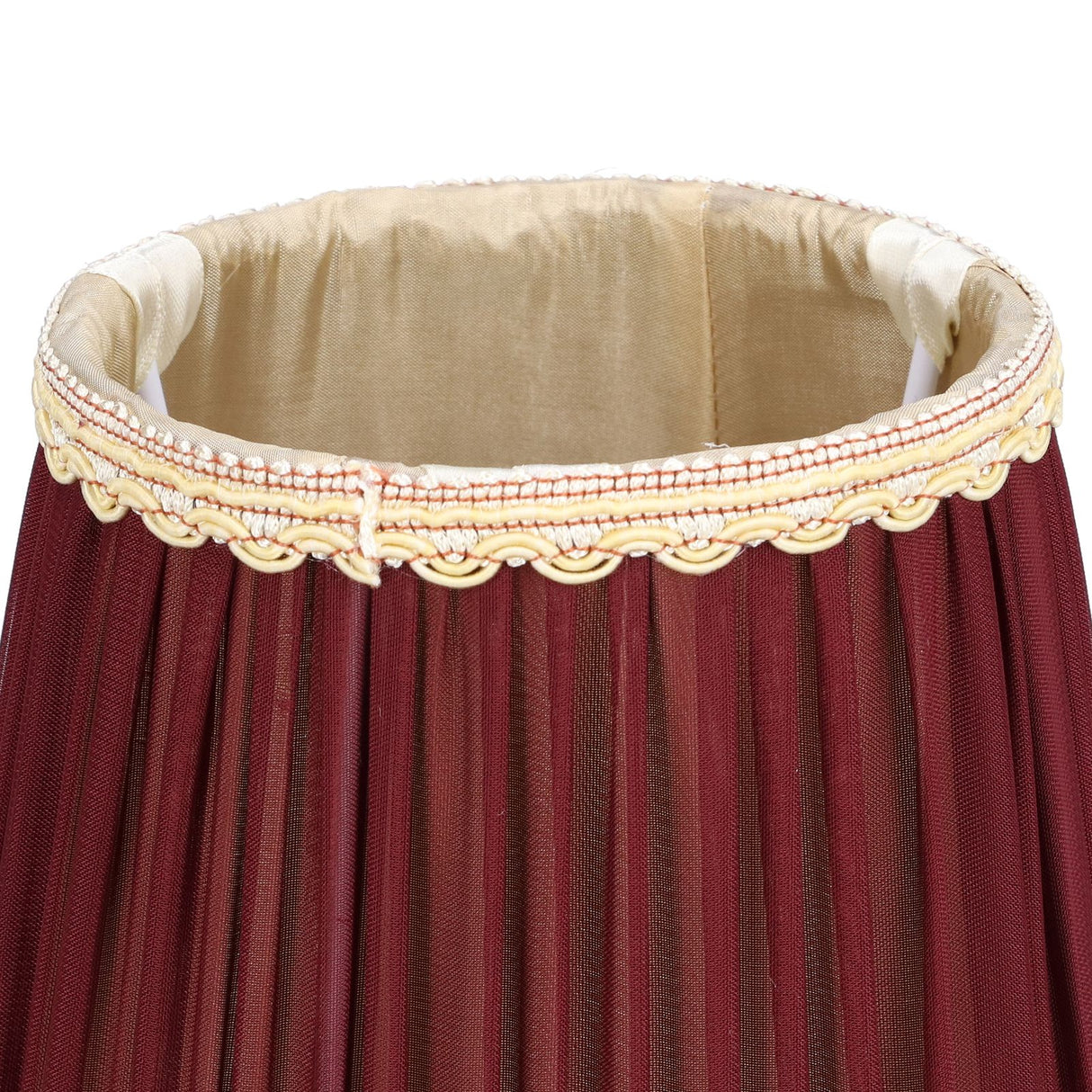 3pcs E14 Fabric Lamp Shade Wine Red Modern Clip On Lampshade for Home Wall Candle Table Lamps