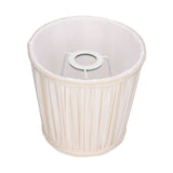 Cloth Lampshade Interventional Modern Decorative Fabric Table Lamp Cover for E14 BulbsApricot - Close-Up Angle