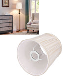 Cloth Lampshade Interventional Modern Decorative Fabric Table Lamp Cover for E14 BulbsApricot - Extra Image