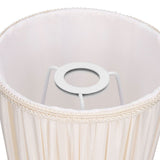 Cloth Lampshade Interventional Modern Decorative Fabric Table Lamp Cover for E14 BulbsApricot - Extra Image